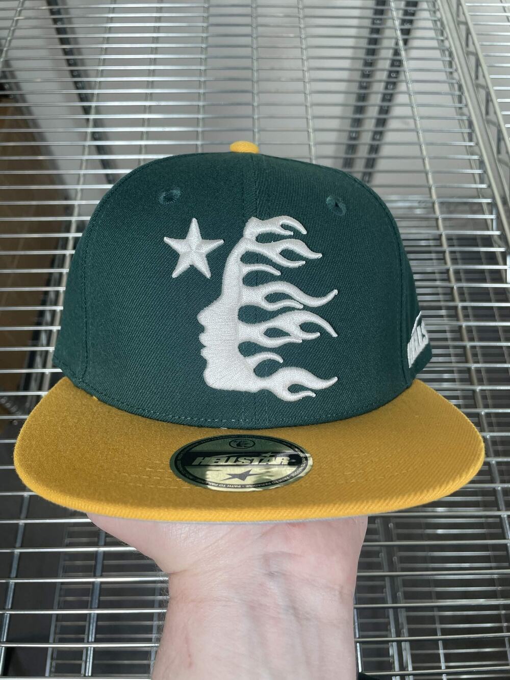 Hellstar Baseball Fitted Hat Green